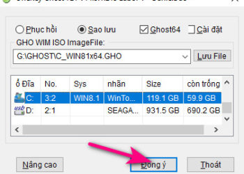 Tải Onekey Ghost Win 11, 10, 8, 7, XP phiên bản mới nhất