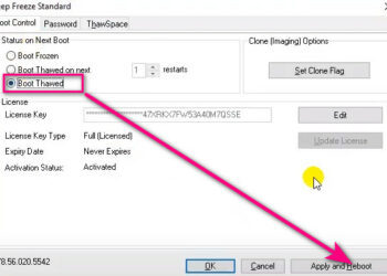 Tải Deep Freeze mới nhất 2025 kèm key kích hoạt